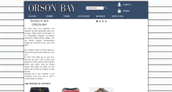 Desktop Screenshot of orsonbay.com